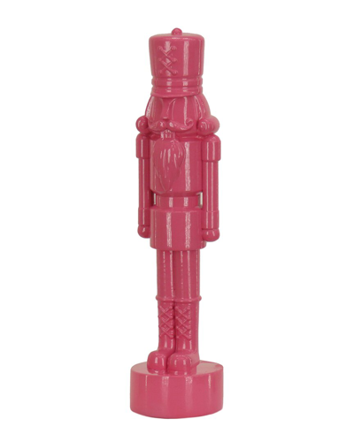 Hgtv 18in Decorative Nutcracker In Pink