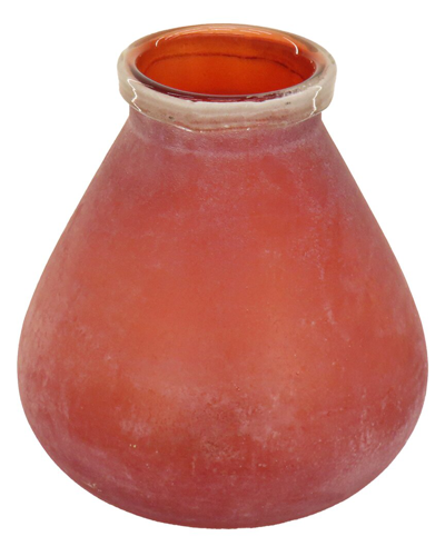 Hgtv 9in Medium Teardrop Vase In Rust