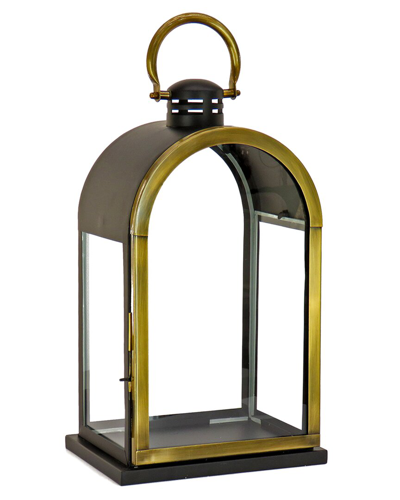 Hgtv 22in Large Dome Lantern In Black