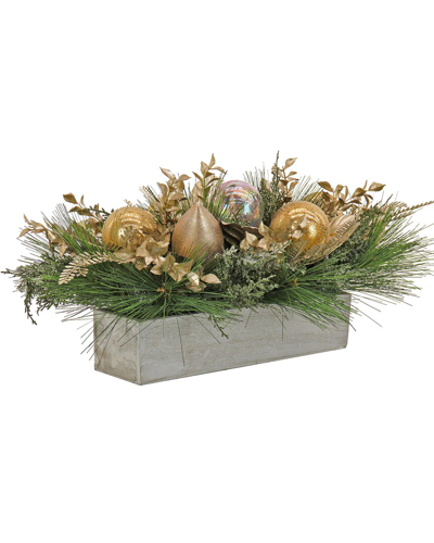 Hgtv 11in Champagne Wishes Arrangement In Gold