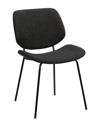 ARMEN LIVING ARMEN LIVING QUEST CHARCOAL MODERN DINING ACCENT CHAIR