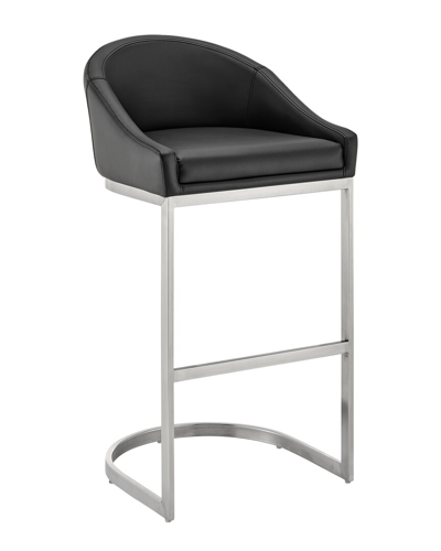 Armen Living Atherik Bar Stool In Black