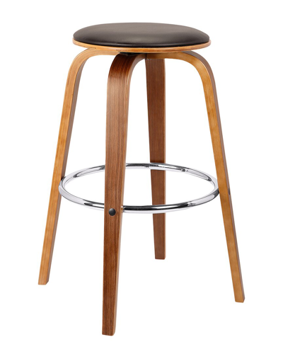 Armen Living Harbor 26 Counter Height Bar Stool In Brown