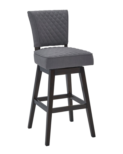 Armen Living Gia 26 Counter Height Bar Stool In Grey