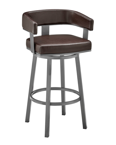 Armen Living Cohen 30 Bar Height Bar Stool In Brown