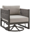 ARMEN LIVING DISCONTINUED ARMEN LIVING CUFFAY OUTDOOR PATIO SWIVEL GLIDER LOUNGE CHAIR