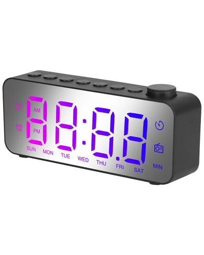 Fresh Fab Finds Rgb Led Digital Alarm Clock In Black