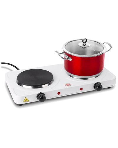 Fresh Fab Finds Portable Dual Electric Burner In White