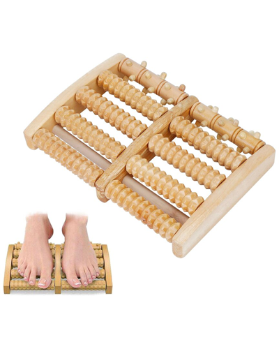 FRESH FAB FINDS FRESH FAB FINDS DUAL WOODEN FOOT ROLLER