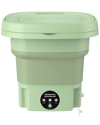 Fresh Fab Finds Foldable Portable Washing Machine With Detachable Drain Basket In Green