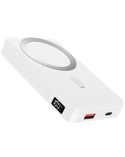 Fresh Fab Finds Magnetic Wireless Power Bank In White
