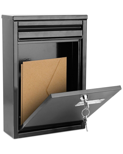 Fresh Fab Finds Lockable Wall Mount Mailbox In Black