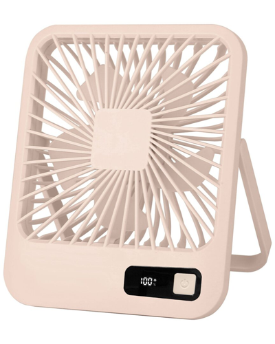 Fresh Fab Finds Portable Rechargeable Mini Fan In Beige