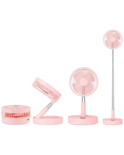 Fresh Fab Finds Portable Folding Desk Fan In Pink