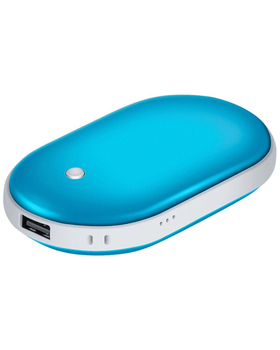 Fresh Fab Finds Portable Hand Warmer/power Bank In Blue