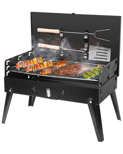 Fresh Fab Finds Portable Charcoal Grill In Black
