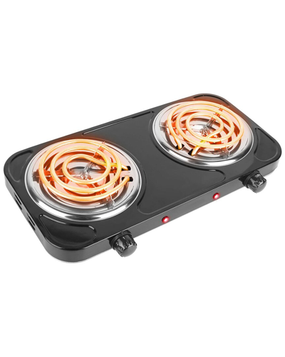 Fresh Fab Finds Portable Double Burner Hot Plate Stove In Black