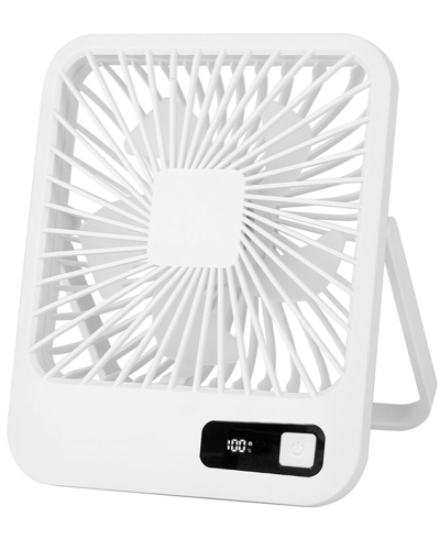 Fresh Fab Finds Portable Rechargeable Mini Fan In White