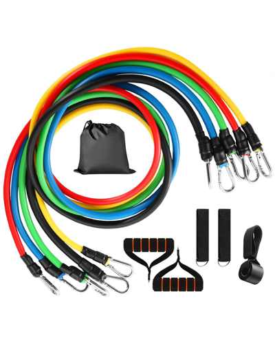 Fresh Fab Finds 11pc Resistance Bands Set In Multi