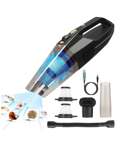 Fresh Fab Finds Powerful Handheld Car Vacuum Cleaner With Accessory Kit In Black