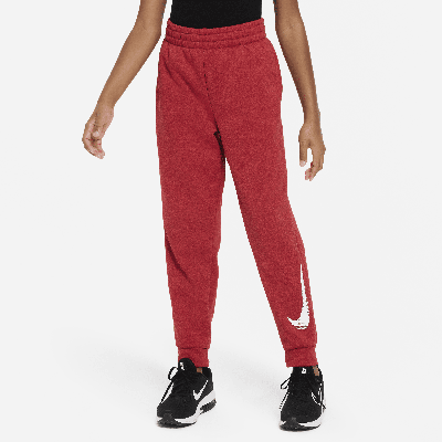Nike Multi+ Big Kids' Therma-fit Training Jogger Pants In Red