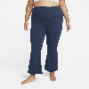 Nike Women's  Yoga Dri-fit Luxe Flared Pants (plus Size) In Blue