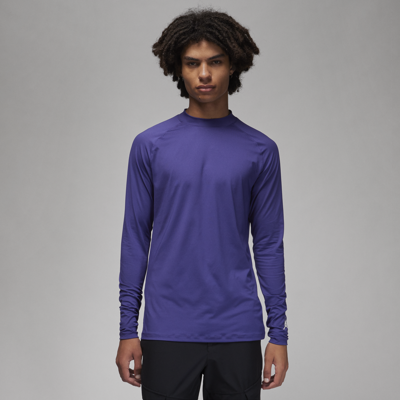 Jordan Men's  Dri-fit Sport Long-sleeve Golf Top In Purple