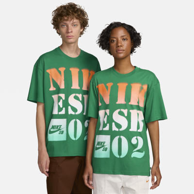 Nike Men's  Sb Skate T-shirt In Green