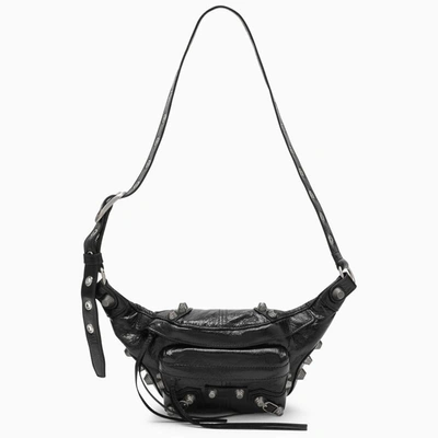 アウトレット直営店舗【BALENCIAGA】LE CAGOLE BELT BAG 742014 Balenciaga Black Lambskin Medium Le Cagole Beltpack 742014