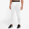 Nike Men's Pro Slim-fit Dri-fit Fitness Tights In White/black