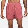 Nike Dri-fit Stride 5-inch Running Shorts In Adobe/silver