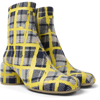 Camper Niki Boots In Beige,yellow