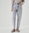 Brunello Cucinelli High-rise Straight Jeans In Blau