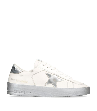 Golden Goose Leather Stardan Sneakers In White