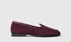 SCAROSSO SCAROSSO NELE RED SUEDE - WOMAN LOAFERS RED