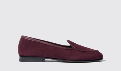 Scarosso Nele Red Suede - Woman Loafers Red In Red - Suede