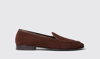 SCAROSSO SCAROSSO NILS BROWN SUEDE - MAN LOAFERS BROWN