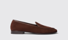 Scarosso Nils Suede Loafers In Brown - Suede