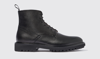 Scarosso Thomas Grain Black In Black Grain - Calf