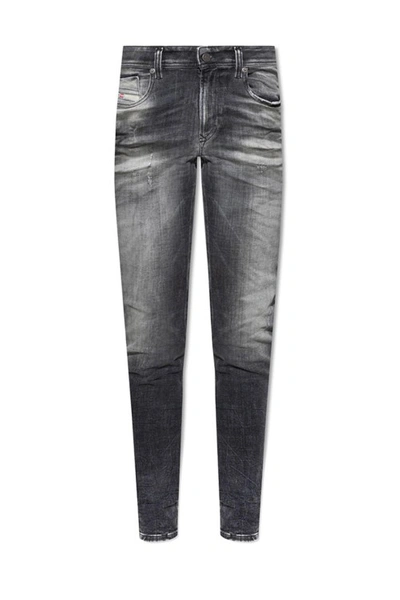 Diesel Grey Cotton Jeans