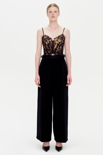 Jonathan Simkhai Dalila Bustier In Black