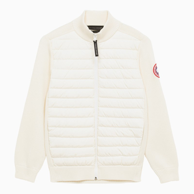 Canada Goose Kids' Down-feather Bomber Jacket In White