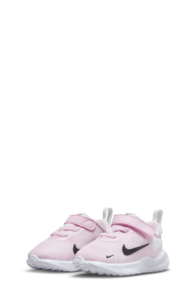 Nike Kids' Revolution 7 Sneaker In Pink Foam / Black/ White