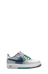 Nike Kids' Air Force 1 Sneaker In Light Silver/ Deep Blue/ White
