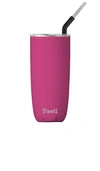 S'well Tumbler With Straw 24oz In Fuchsia