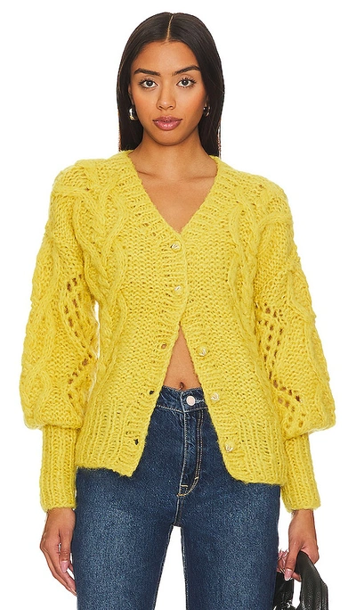 Ayni Sonqollay Cardigan In Lemon