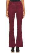 7 For All Mankind Ultra High Rise Skinny Boot In Burgundy