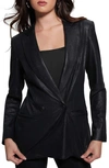GUESS NEW EMELIE FAUX LEATHER BLAZER