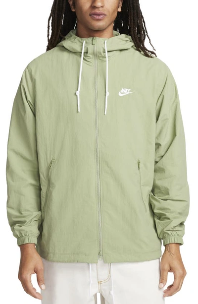 Nike Men's Club Full-zip Woven Jacket In Green