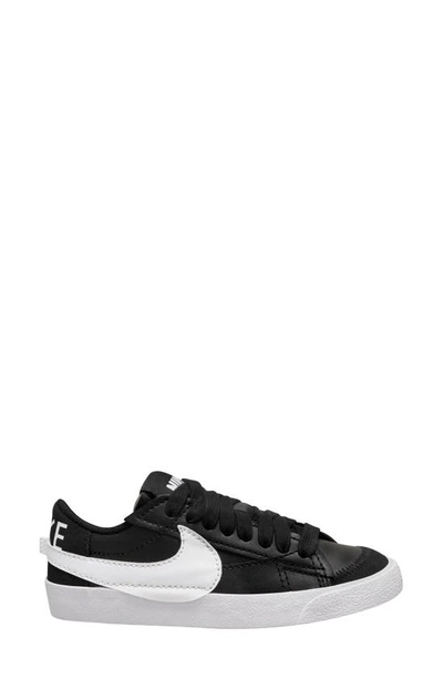 Nike Women's Blazer Low '77 Jumbo Shoes In Black